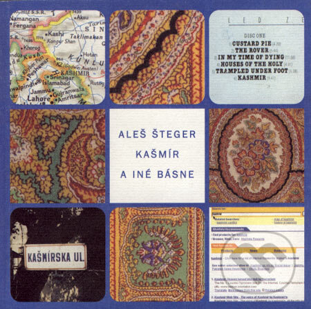 Kniha: Kašmír a iné básne (Aleš Šteger). Drewo a srd, 2000