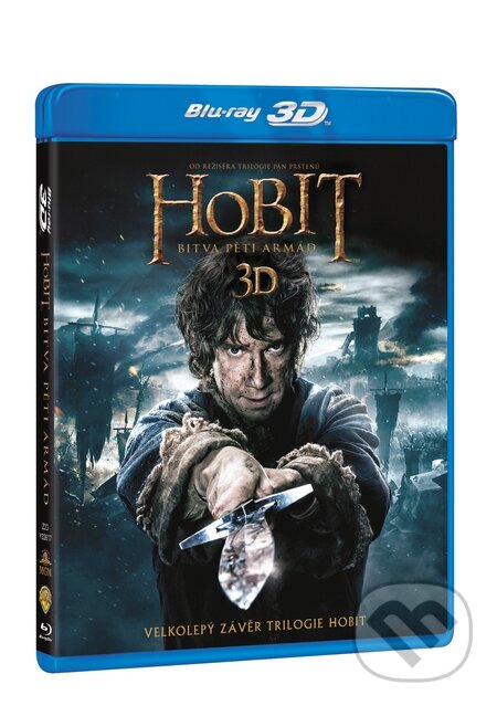 Levně Hobit: Bitva pěti armád 3D (3D + 2D 4 Blu-ray) - Peter Jackson - film z kategorie Steelbooky