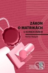 Kniha Zákon o matrikách