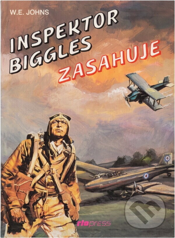 Kniha: Inspektor Biggles zasahuje (William Earl Johns). Riopress, 1994