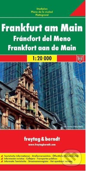Levně Frankfurt am Main 1:20 000 (Plán mesta)