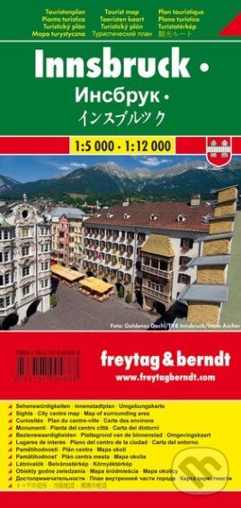 Levně Innsbruck 1:5 000 1:12 000 (Plán mesta)