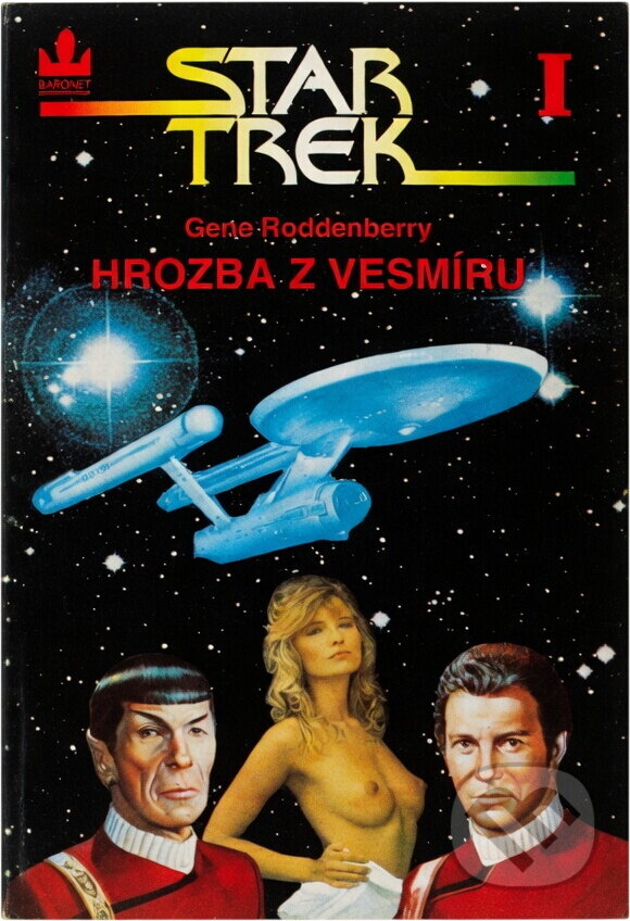 Kniha: Hrozba z vesmíru (Gene Roddenberry). Baronet, 1993