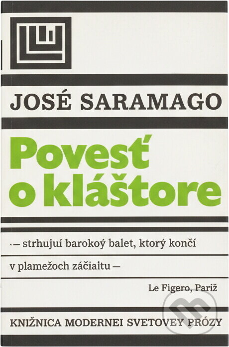 Kniha: Povest' o kláštore (José Saramago). Tatran, 1989