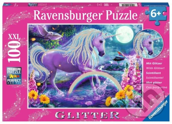 Puzzle: Zářící jednorožec (Ravensburger). Ravensburger, 2023