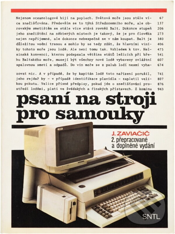 Kniha: Psaní na stroji pro samouky (Jaroslav Zaviačič). , 1991