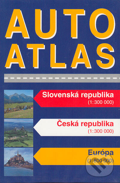 Autoatlas Slovenská republika 1:300 000, Česká republika 1:300 000, Európa 1:800 000 (Ottovo nakladatelství). Ottovo nakladatelství, 2005
