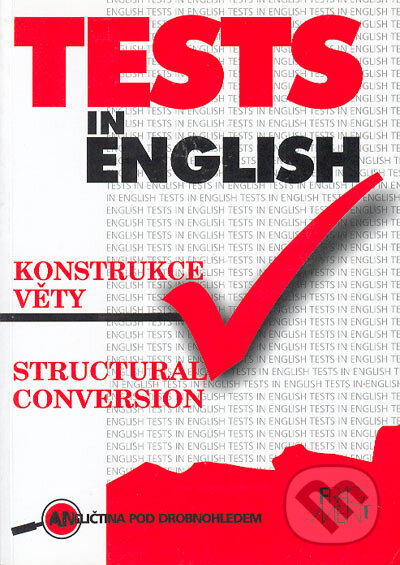 Kniha: Tests in English Konstrukce věty (Mariusz Misztal). Nakladatelství Fragment, 2002
