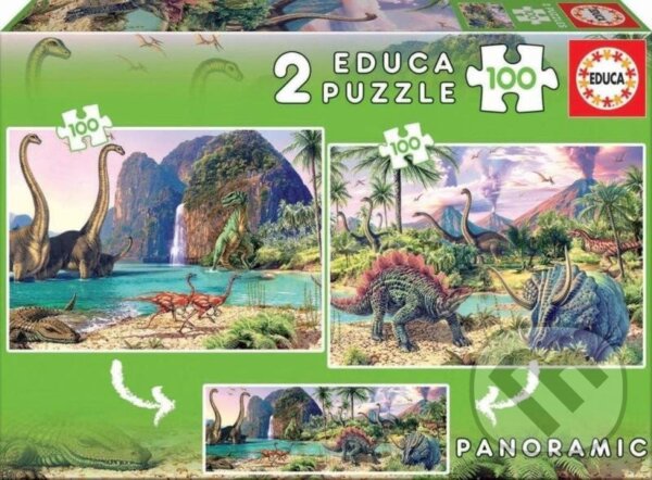 Levně Panorama Dinosauří svět - puzzle z kategorie 60 – 300 dielikov