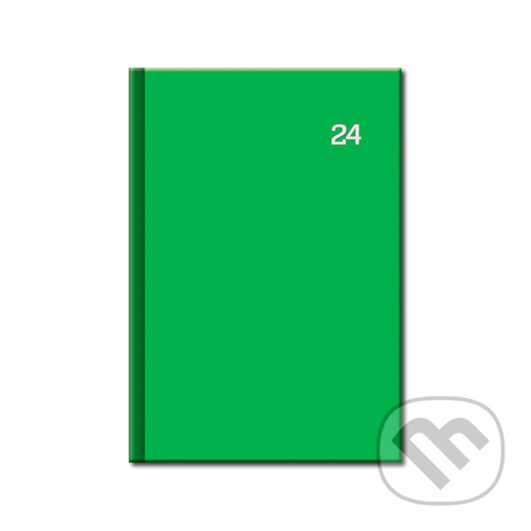 Denný diár Print Neon 2024 - zelený, Spektrum grafik, 2023