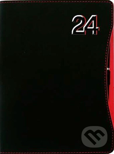 Týždenný diár Smart Timer 2024 - červený (riadkový) (Spektrum grafik). Spektrum grafik, 2023