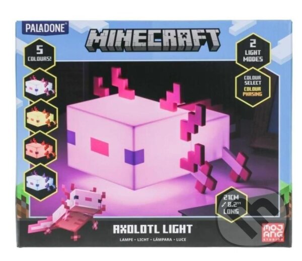 Levně Minecraft Svetlo - Axolotl