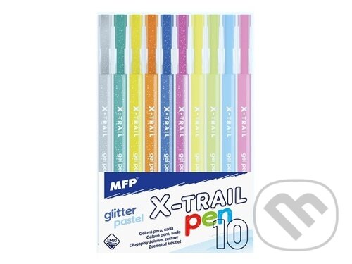 Levně Gelové pero set BS 10ks Glitter