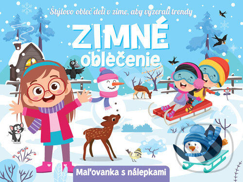 Levně Zimné oblečenie - kniha z kategorie Samolepky