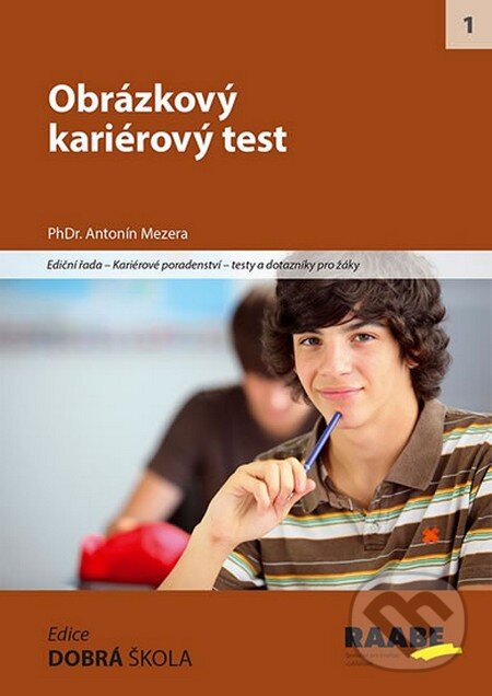 Kniha: Obrázkový kariérový test (Antonín Mezera). Raabe CZ, 2015