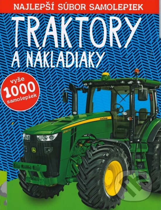 Levně Traktory a nákladiaky (Vyfarbuj a nalepuj) - kniha z kategorie Samolepky