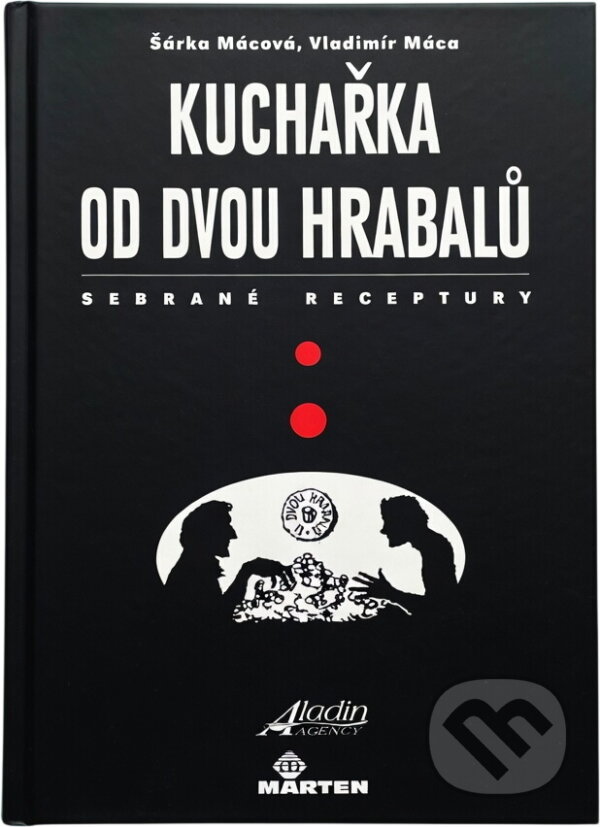Kniha: Kuchařka od dvou hrabalů : sebrané receptury (Šárka Mácová a Vladimír Máca). Aladin agency, 2003