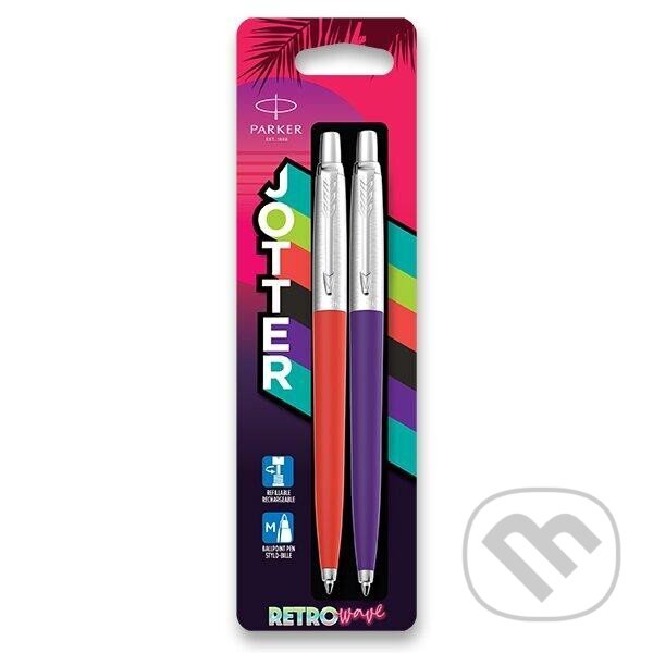 Levně Parker kuličkové pero Jotter Originals Retro - Red/Purple