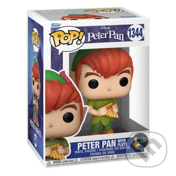 Levně Funko POP Disney: Peter Pan 70th - Peter w/flute