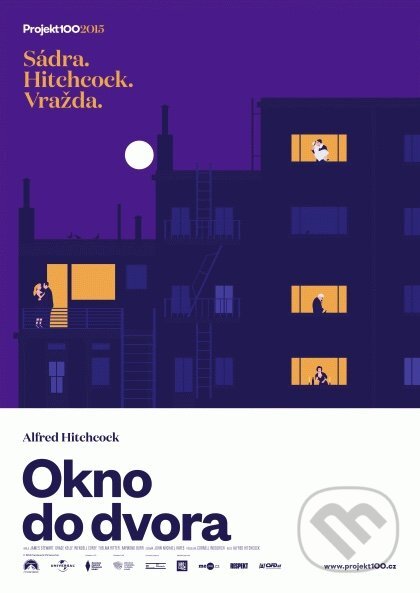 Levně Okno do dvora - Alfred Hitchcock - film z kategorie Horory