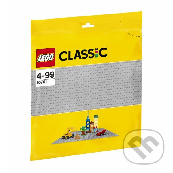 LEGO Classic 10701 Šedá podložka na stavění, LEGO, 2015
