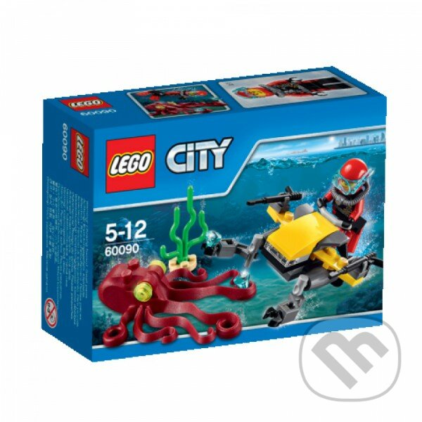 LEGO City Deep Sea Explorers 60090 Potápěčský hlubinný skútr, LEGO, 2015