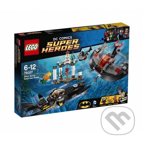 LEGO Super Heroes 76027 Hlbinný útok čiernej manty, LEGO, 2015