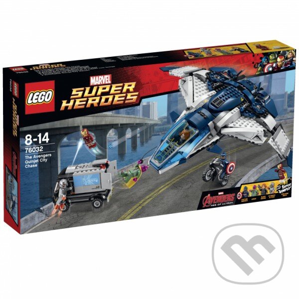LEGO Super Heroes 76032 Městská honička s tryskáčem Avengers Quinjet, LEGO, 2015