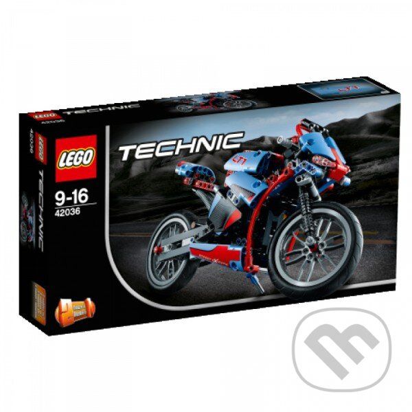 LEGO Technic 42036 Cestná motorka, LEGO, 2015