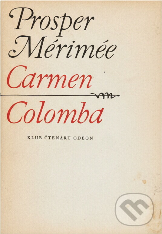 Kniha: Carmen a iné poviedky (Prosper Mérimée). Tatran, 1969