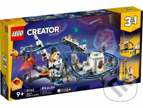 Spoločenská hra: LEGO® Creator 3 v 1 31142 Vesmírna horská dráha (LEGO). LEGO, 2023