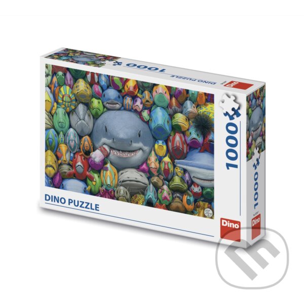 Puzzle: Barevné rybičky (Dino)