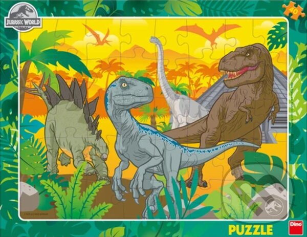 Dino Jurský Svět deskové 40 dílků
