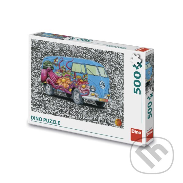 Levně Hippies VW - puzzle z kategorie Ostatné