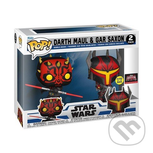 Levně Funko POP Star Wars: CloneWars - Maul/Gar 2pack (exclusive special edition GITD)