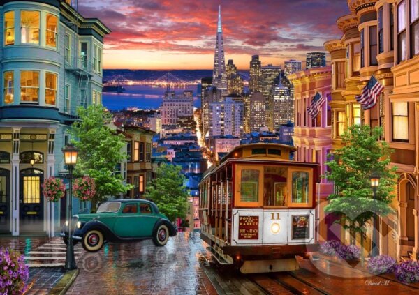 Levně San Francisco Trolley - puzzle z kategorie Mestá a stavby