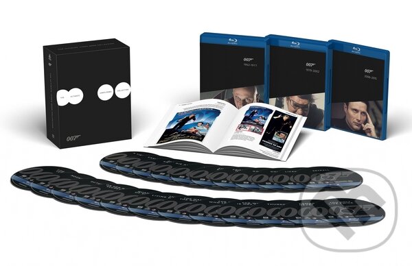 Levně Bond kolekce Premium (24 Blu-ray Kompletní edice filmů J. Bonda + bonusy) - film z kategorie Akčné a dobrodružné