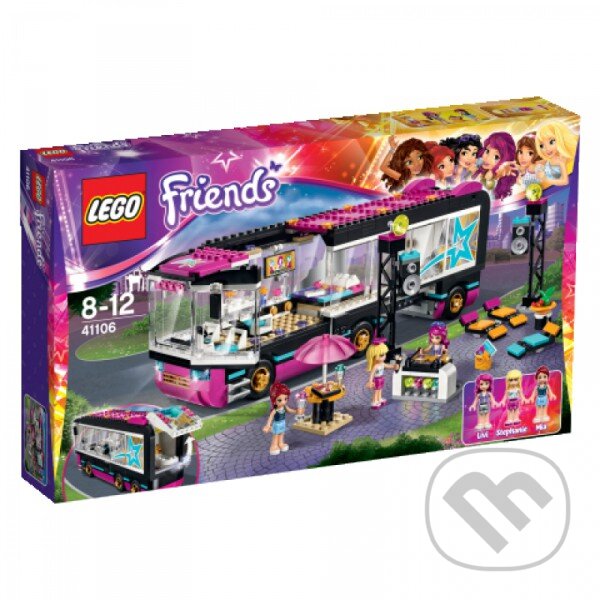 LEGO Friends 41106 Autobus pro turné popových hvězd, LEGO, 2015