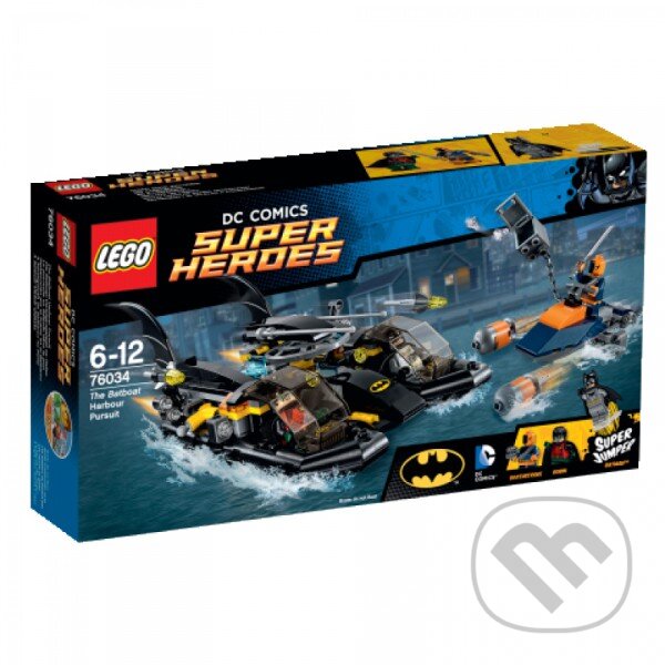 LEGO Super Heroes 76034 Naháňačka v prístave s Batmanovým člnom, LEGO, 2015
