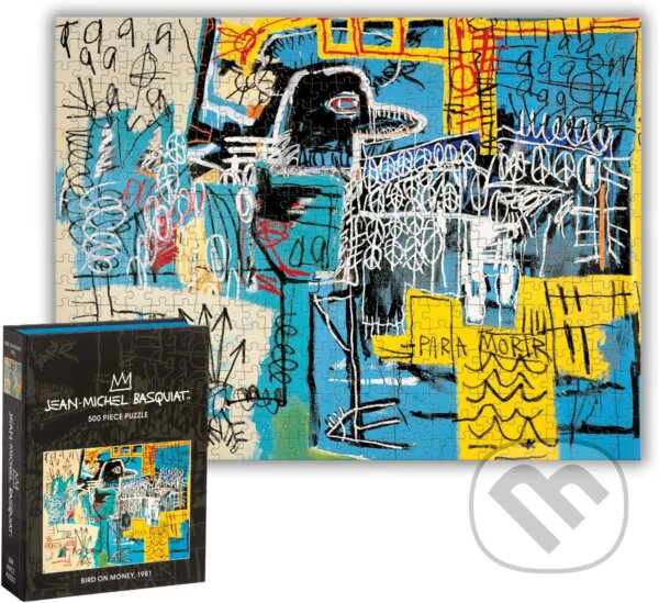 Levně Basquiat Bird on Money Book Puzzle: 500 Pieces - puzzle z kategorie Puzzle