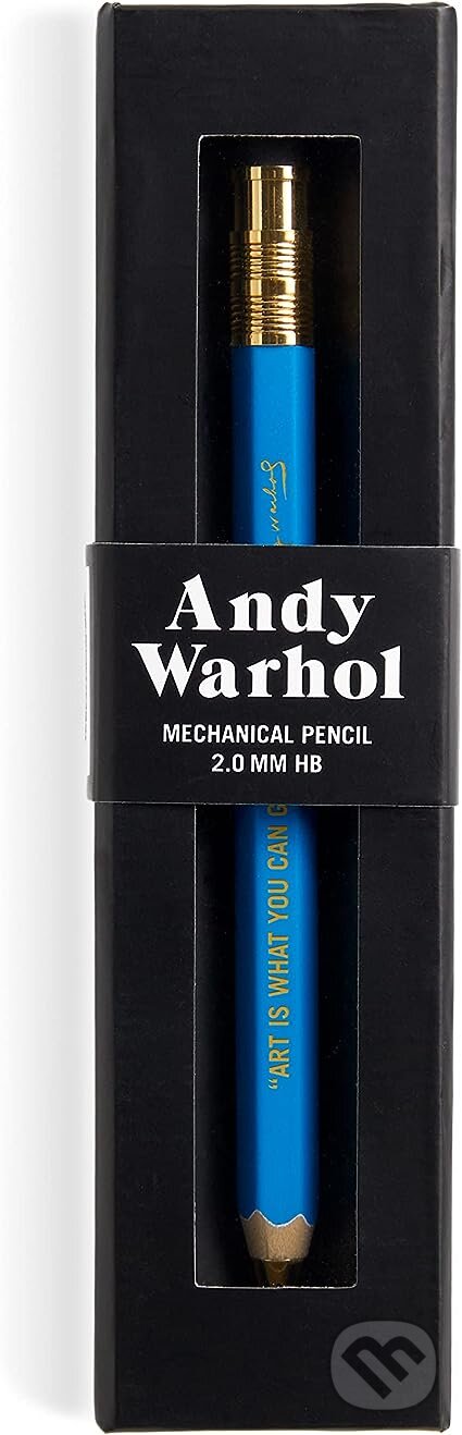 Levně Galison Andy Warhol Philosophy Mechanical Pencil