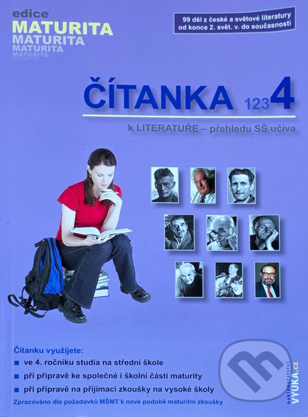 Kniha: Čítanka 4 : k Literatuře - přehledu SŠ učiva (Lenka Krausová a Lukáš Foldyna). Petra Velanová, 2006