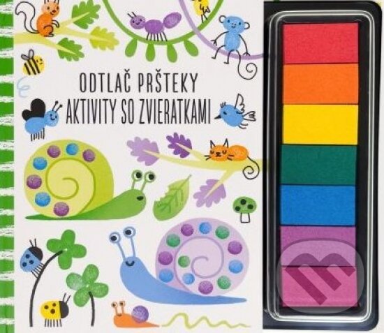 Levně Odtlač pršteky: Aktivity so zvieratkami - Fiona Watt (ilustrátor) - kniha z kategorie Omaľovávanky