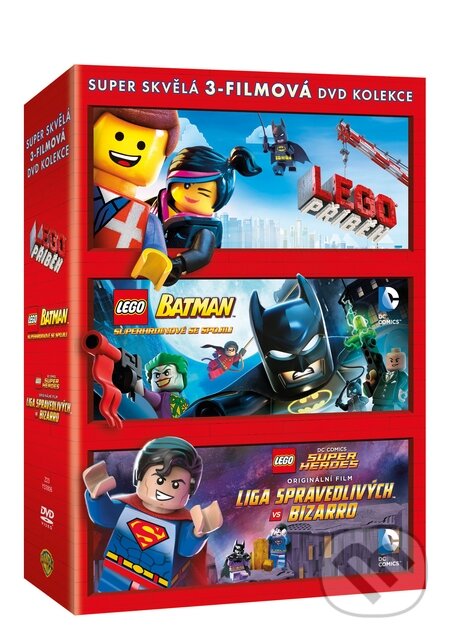 Levně Lego kolekce (3 DVD) - Brandon Vietti, Phil Lord, Chris Miller, Cam Clarke - film z kategorie Komiksoví hrdinovia