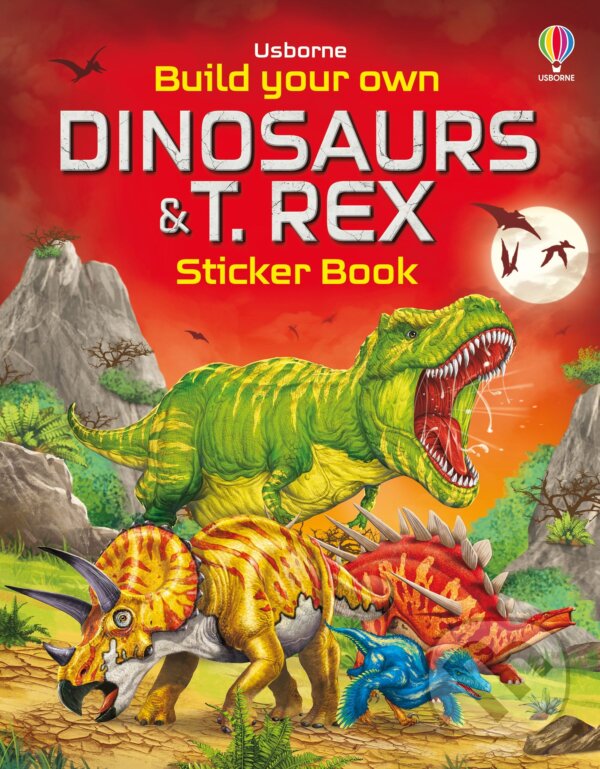 Levně Build Your Own Dinosaurs and T. Rex Sticker Book - Simon Tudhope, Gong Studios (ilustrátor), Franco Tempesta (ilustrátor) - kniha z kategorie…