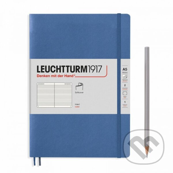 Levně Notebooks Softcover Medium-denim, ruled