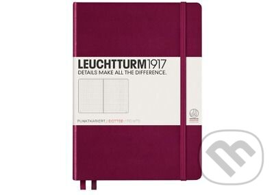 Notebooks Medium-port red, dotted (Leuchtturm1917). Leuchtturm1917