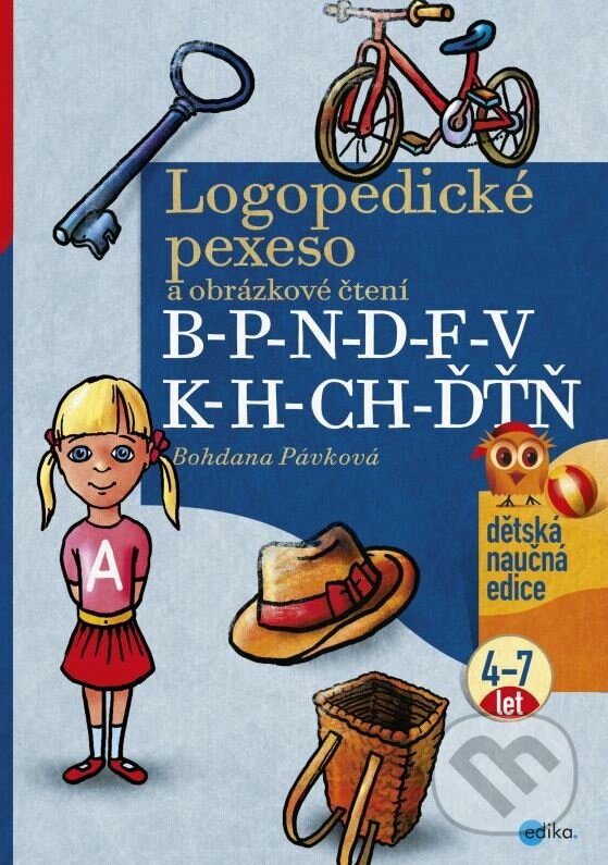 Logopedické pexeso a obrázkové čtení - Bohdana Pávková, Edika, 2015