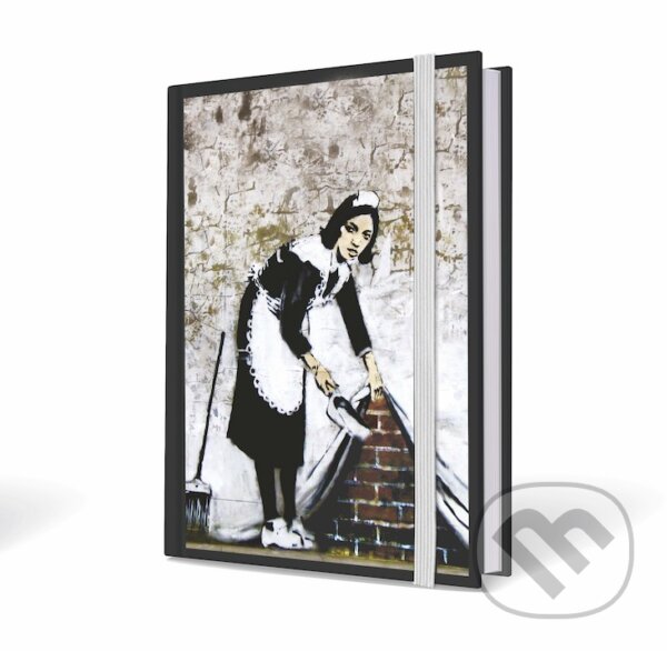 Levně Banksy notebook upratovačka 15x21cm