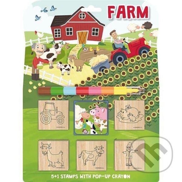 Levně Farma - Razítka 5+1 s voskovkou